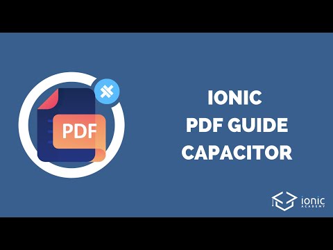 Create PDF Files with Ionic and Capacitor using PDFMake