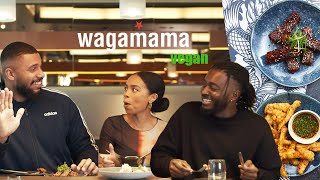 NON VEGANS TRY VEGAN RIBS!? x CHILLI SQUID!? 🔥 | WAGAMAMAS