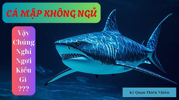 CÁ MẬP KHÔNG NGỦ – VẬY CHÚNG NGHỈ NGƠI KIỂU GÌ?