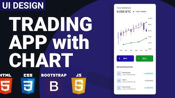Crypto Trading App UI - Speed Code - HTML CSS Bootstrap | canvas js chart