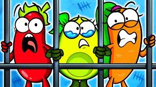 Locked in Prison for 24 Hours! Jailbreak and Police Stories by Avocado Couple Vlogs 🥑🥑