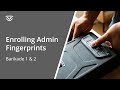 How to program admin fingerprints - Barikade Series 1 &amp; 2