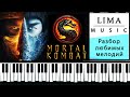 Мортал Комбат на Пианино Обучение | Mortal Kombat На Синтезаторе |