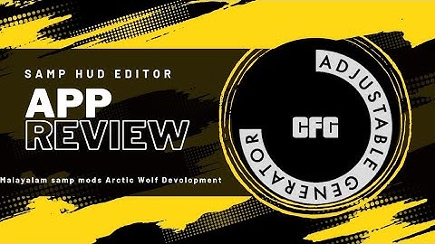 How to adjust map position in samp... Adjustable.cfg