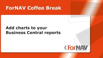Add charts to your Business Central reports