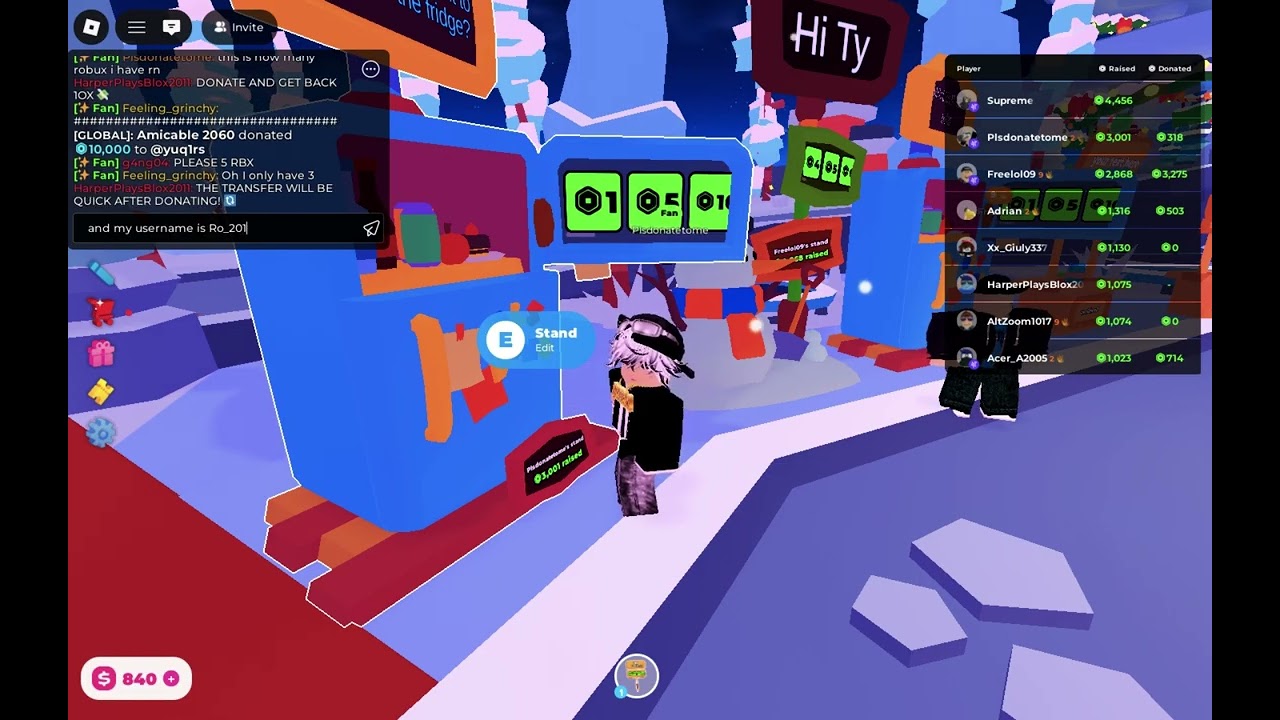 Trying to hit 10k robux day 2