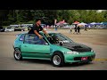 All motor k24 goes 101   behind the scenes at the race track ft 40builts car 