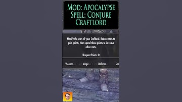 Checkout the spell, CONJURE CRAFTLORD, from the Skyrim Spell Mod APOCALYPSE! #shorts