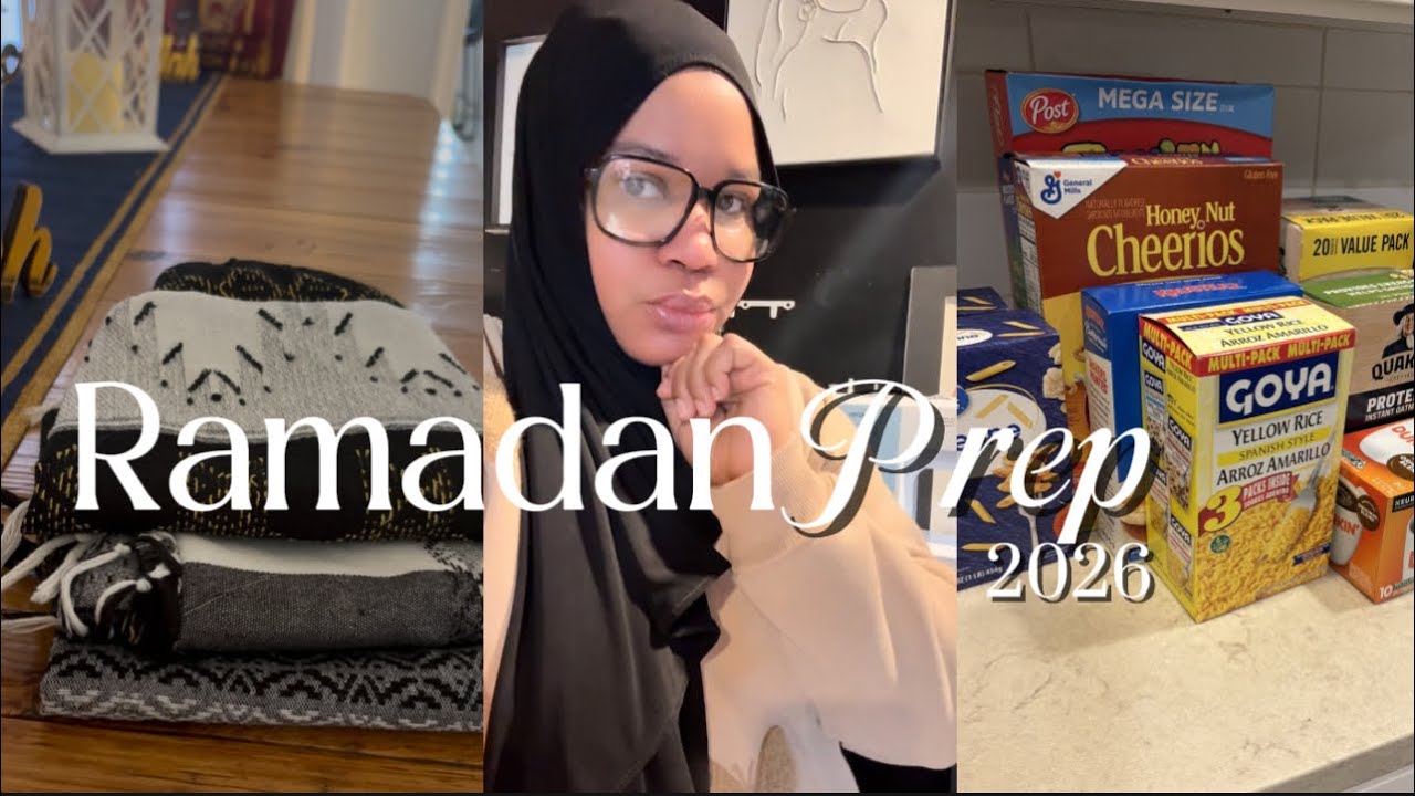 Vlog days in my life as philly muslimah ramadan prep