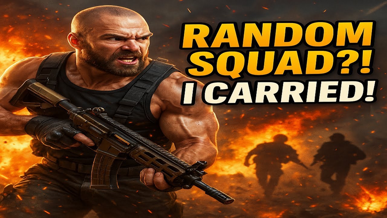 Carried the Whole Random Squad! l COD Mobile Battle Royale