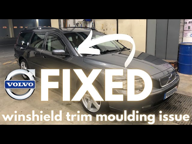 Genuine Volvo Lower Windscreen Drip Moulding Set – Left & Right For S60, V70, XC70