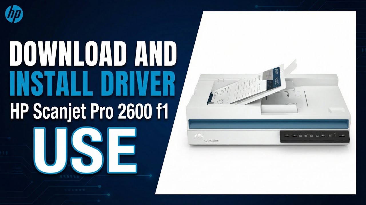 Как скачать и установить драйвер для HP Scanjet Pro 2600 F1 и использовать его