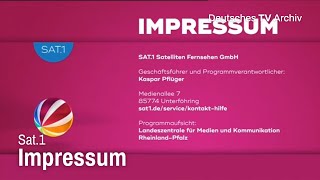 Sat.1 Germany - Legal Notice 24.06.2017