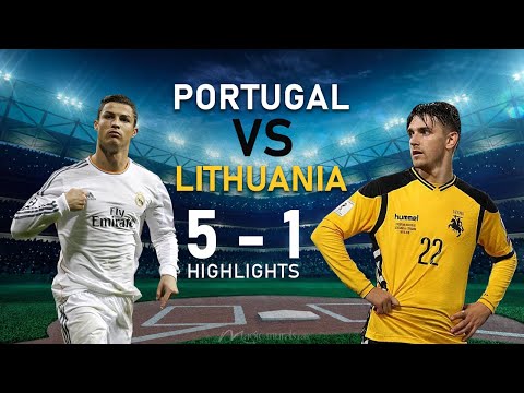 Lithuania Vs Portugal 1-5 | Highlights & Goals | 4 Goals of Ronaldo 10/09/19