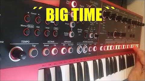 ROLAND JD-Xi -- [ BIG TIME ] with VOCODER (ELECTROPOP)
