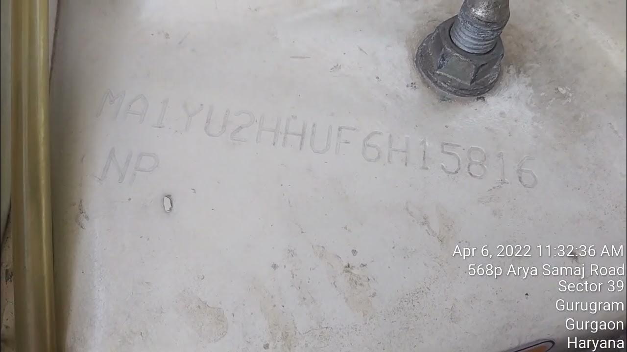 Mahindra xuv 500 chassis number location YouTube