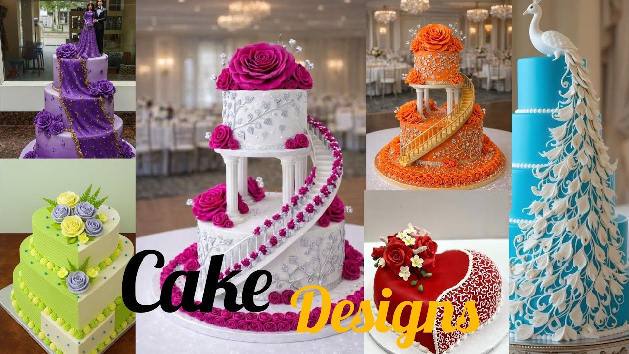 Beautiful cake Designs for your special day 💕 ❤️😍 #cake #design #viral #trend #fashion #creative 
