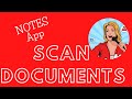 How to Scan a Document Using NOTES App on Your iPhone. FREE Scanning of Documents