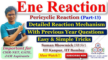 Ene Reaction || Alder-Ene Reaction || Pericyclic Reaction(Part-13) || CSIR-NET, GATE, JAM || Tricks