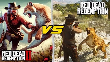 RDR vs RDR2 (PC versions) - COUGAR ATTACK COMPARISON