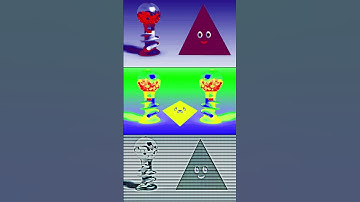 LEARN SHAPES (TRIANGLE) WITH GUMBALL MACHINE Sponsored BY;Preview 2 Random Effects #shorts