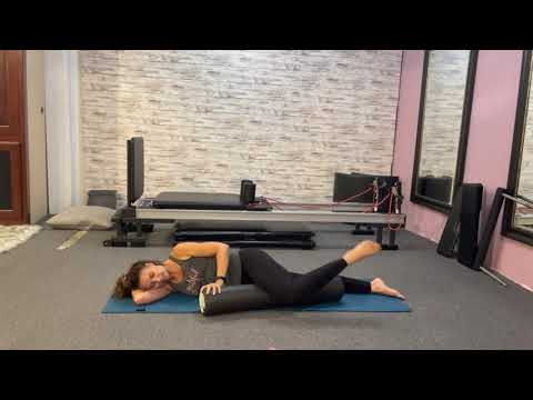 Foam  rolling the adductors