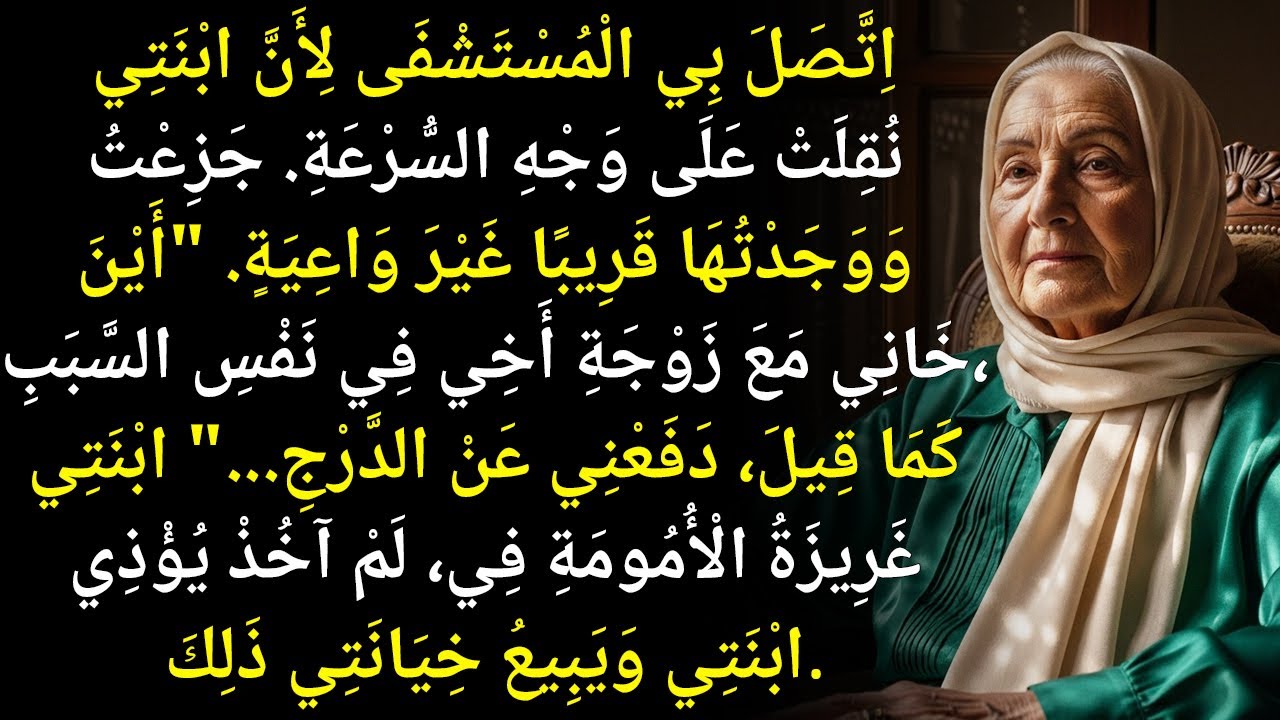 تلقيتُ اتصالًا من المستشفى: 