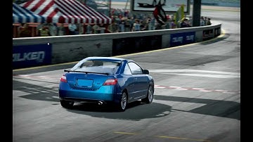 NFS shift 2 turbo CIVIC SI DRIFT FAIL. Drifting gone wrong