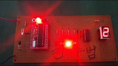 4-1. 적외선 센서 입력에 의한 7 Segment 동작 - 완성본