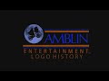 Amblin entertainment logo history