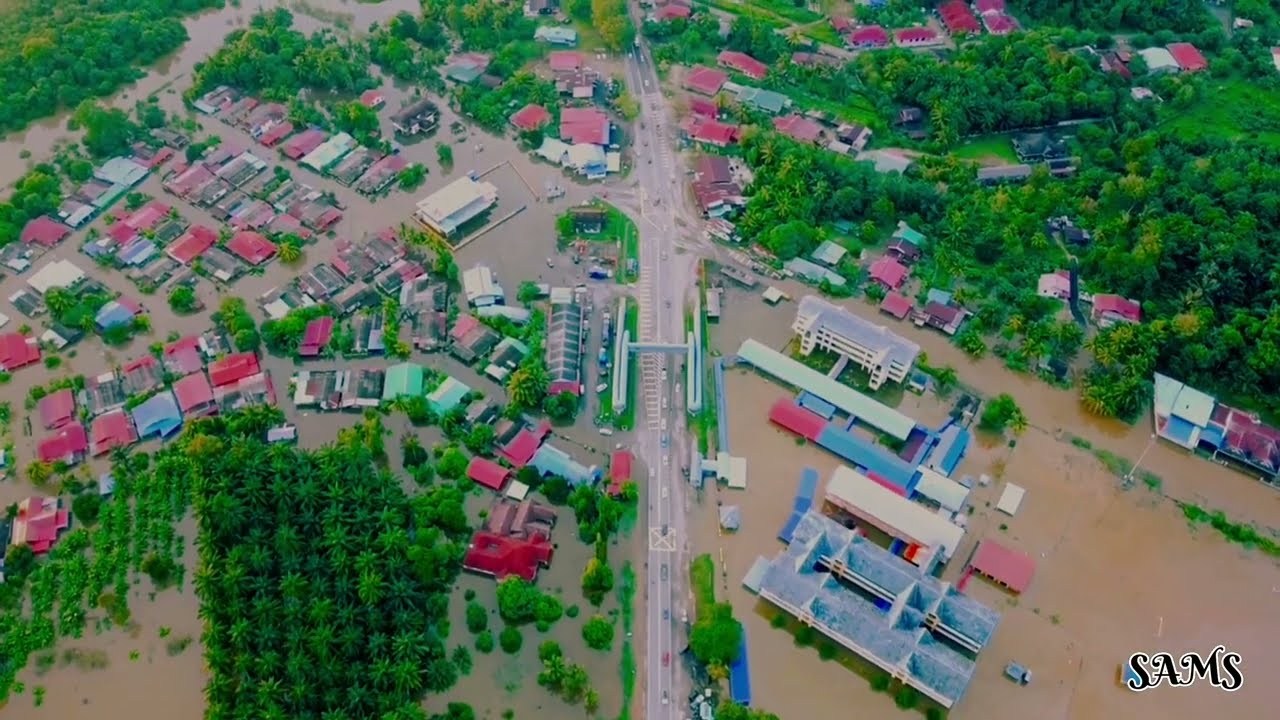 Tinjauan Banjir sekitar Paya Pulai, Temerloh by Dji drone