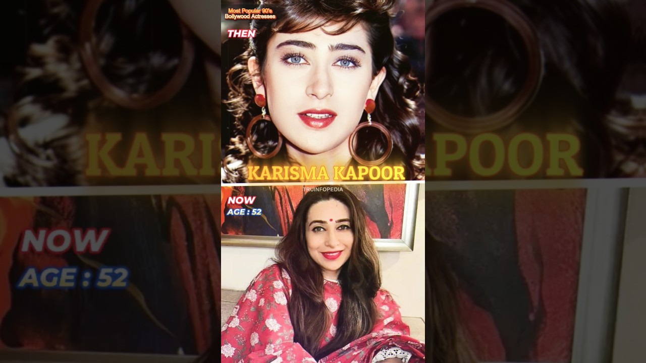 90s Bollywood Queens Then vs. Now | Kajol, Madhuri, Karisma: The Ultimate Glow-Up! ✨#bollywood