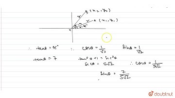Point A and B are in the first quadrant, point O is the origin. If the slope of O A is 1, the sl...