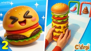 Food Run VS Burger Master - Max Level SpeedRun Gameplay iOS Android Part 2