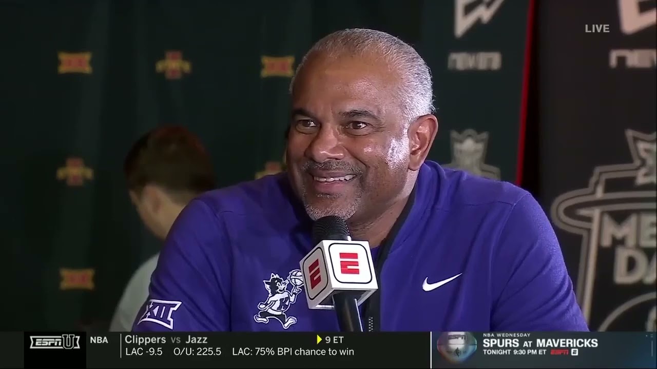 K-State Men's Basketball | 2025 Big 12 Conference Media Day ESPNU Interviews