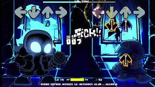 Fnf indie cross nightmare sans bad time #gameplay 