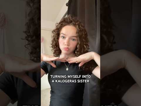 Doing The KALOGERAS Sisters Makeup Hair Routine Shorts Makeup Hairstyle 