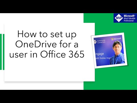 How to set up OneDrive for a user in Office 365