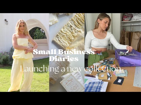 Small Business Diaries | Launching a new collection for my fashion label!