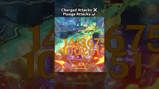 Charged Attacks ❌ Plunge Attacks ✔️
