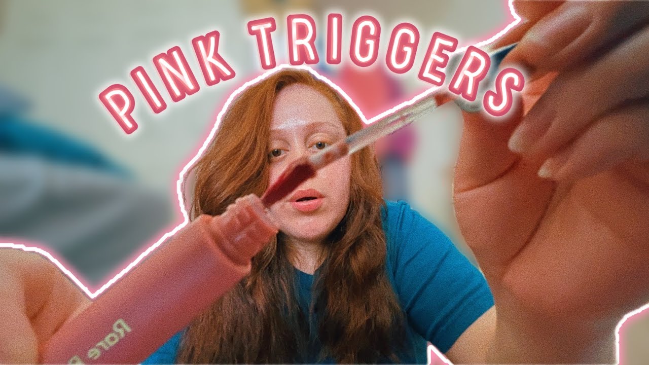 1 minute doing Pink Triggers ASMR #1minute #pinktriggers #ASMR