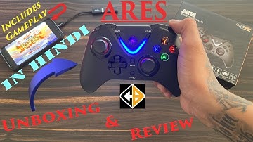 Cosmic Byte Ares Gamepad || Wireless Controller || Unboxing + Review + Gameplay || HINDI VIDEO