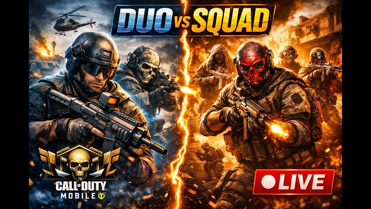 LIVE CODM Duo vs Squad | Ranked Chaos & Clutch Moments - YouTube