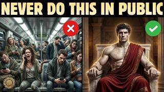 NEVER Do These 9 Things in Public — Instantly Boost Your Presence | Machiavelli x Stoic Mindset