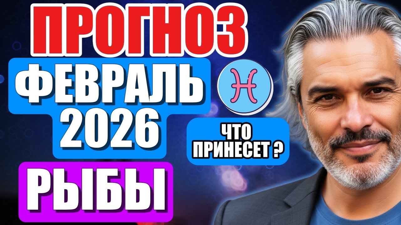 ПОЛНЫЙ прогноз для Рыб на февраль 2026 — затмение, тишина и личный поворот