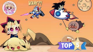 TOP 5 HIGHEST GROSSING Anime Franchises Of All Time #anime #pokemon #anpanman #dragonball #gundam