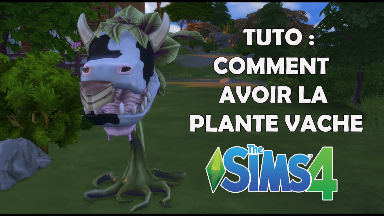 Les Sims 4 : Tuto - Comment avoir la plante Vache - YouTube