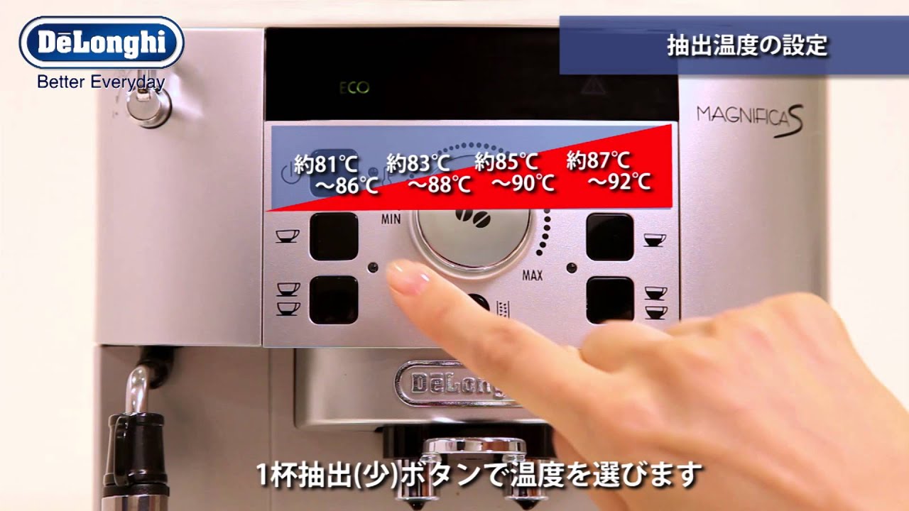 DeLonghi デロンギ マグニフィカS ECAM22110SBH 業務対応型 コンパクト全自動エスプレッソマシン - 2