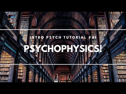 Psychophysics! (Intro Psych Tutorial #41)