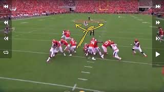 Clemson running counter and pulling their center